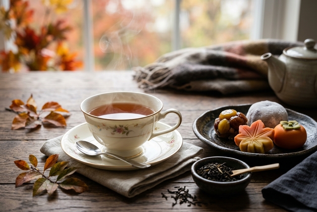 紅茶と和菓子の合わせ方