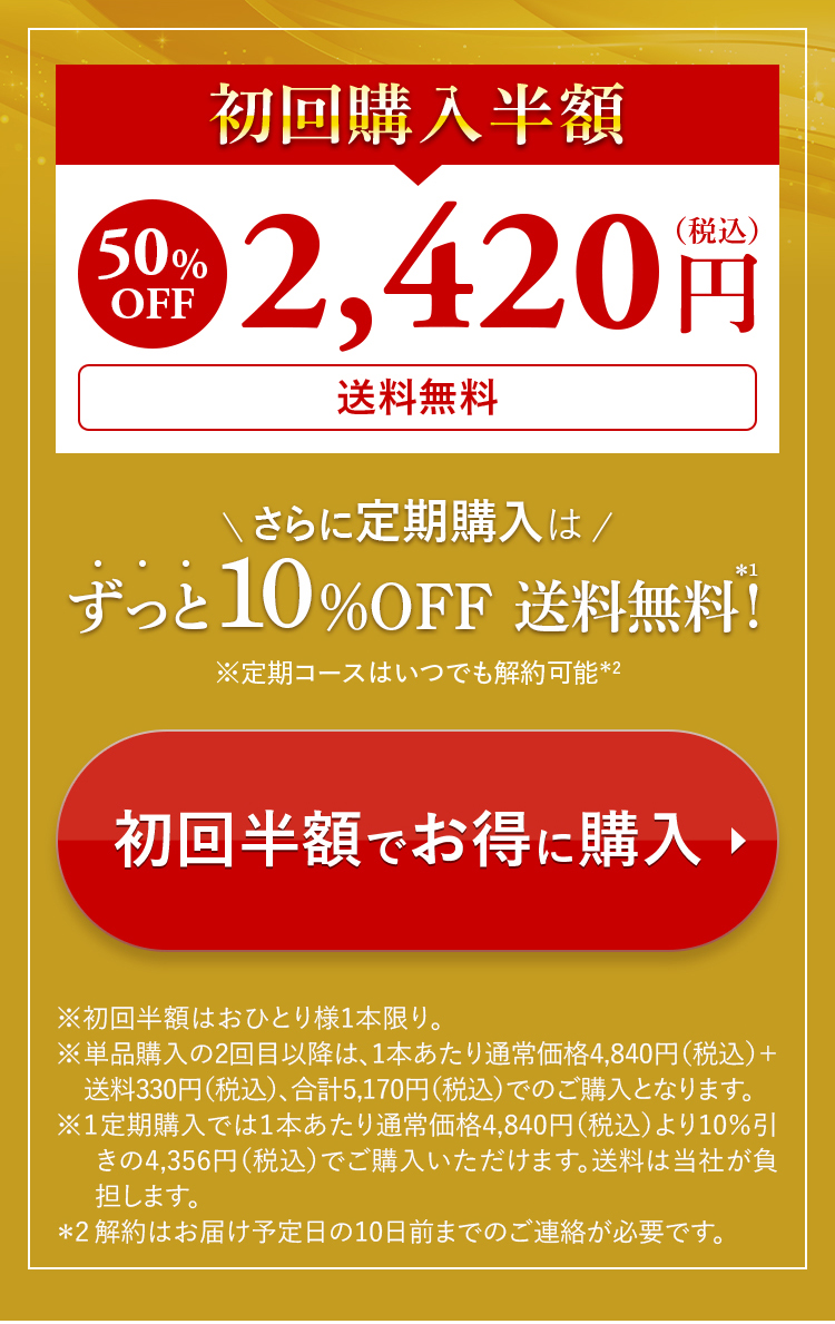 ロイヤルゴールドジェルお得な半額。定期コース特別価格で購入