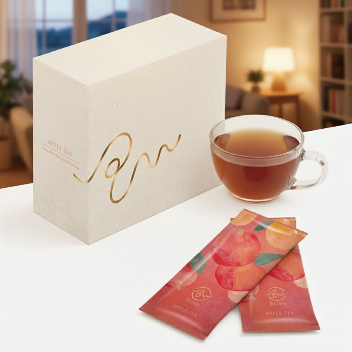 【ティヨール限定】ほどける1杯｜RizMeネオプロテイン アップルティー