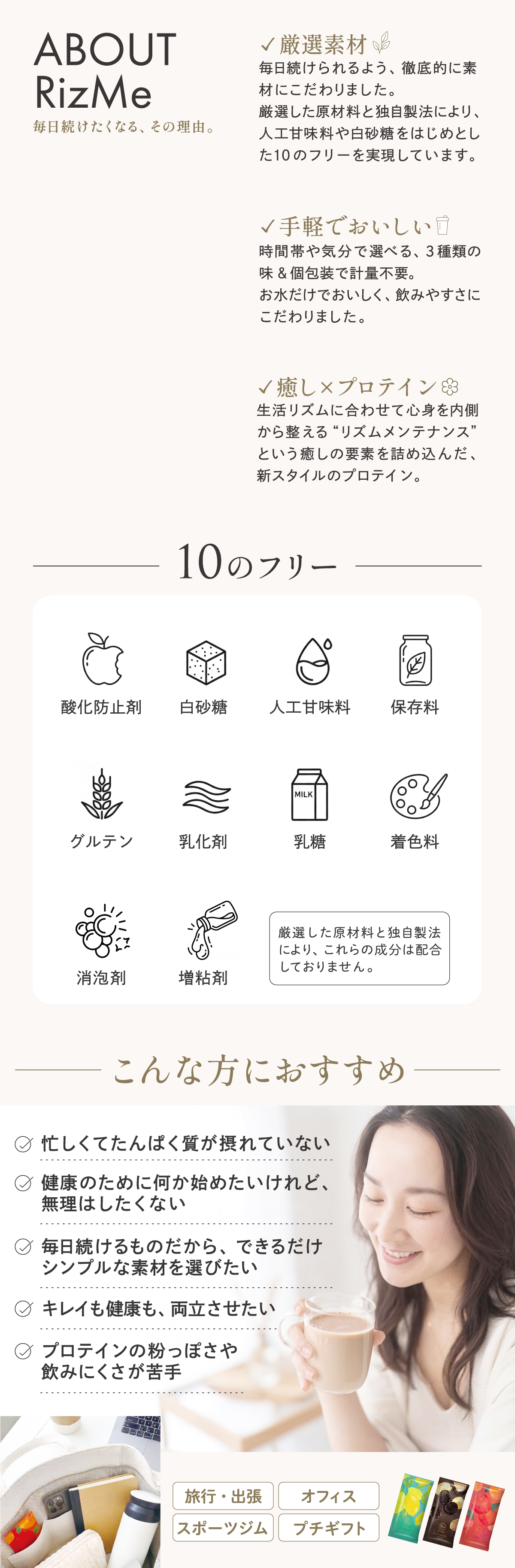 RizMeリズミーネオプロテインアソートお試しセット