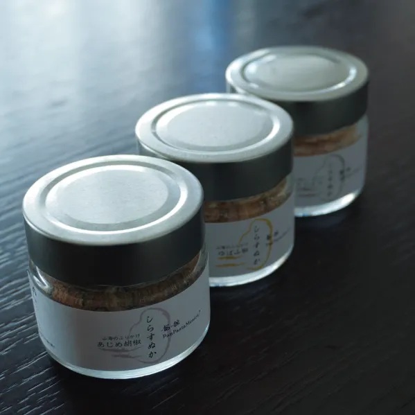 しらすぬか 種類: ゆば山椒40g