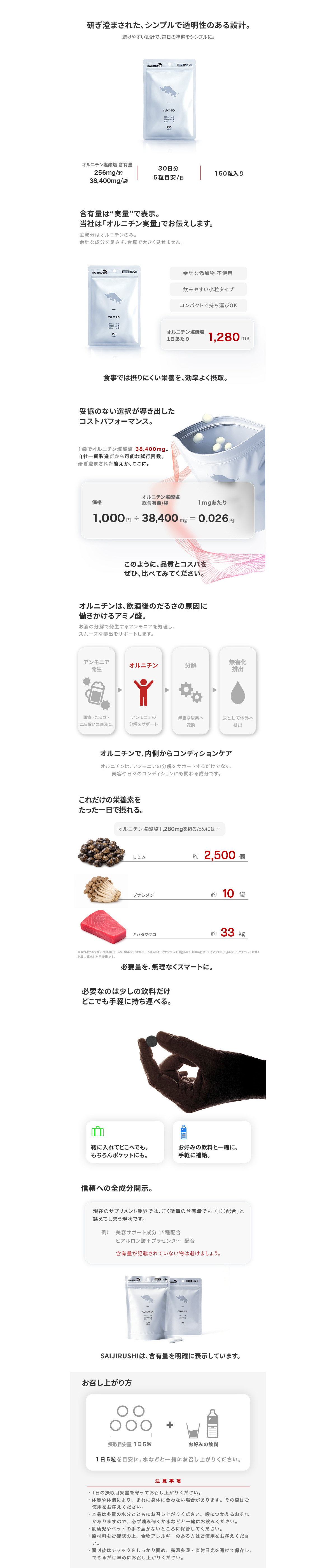 オルニチンスライド