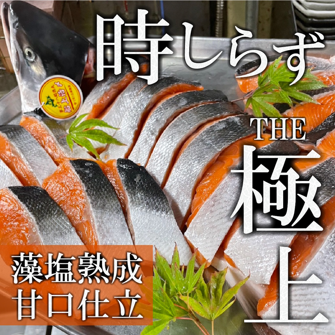 北海道日高産 ときしらず（時鮭）藻塩熟成