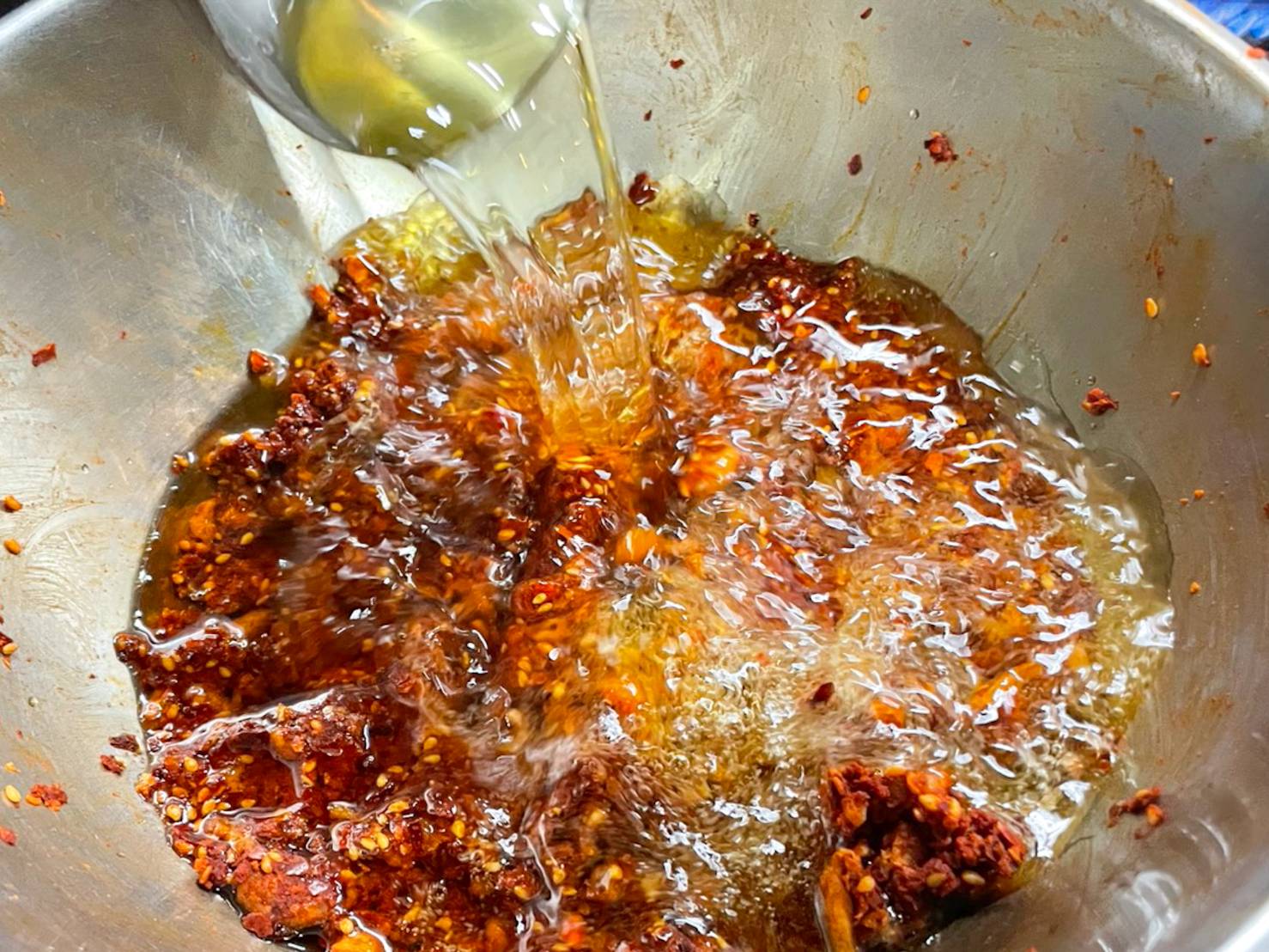 【やみつき】いかの旨辛食べラー油