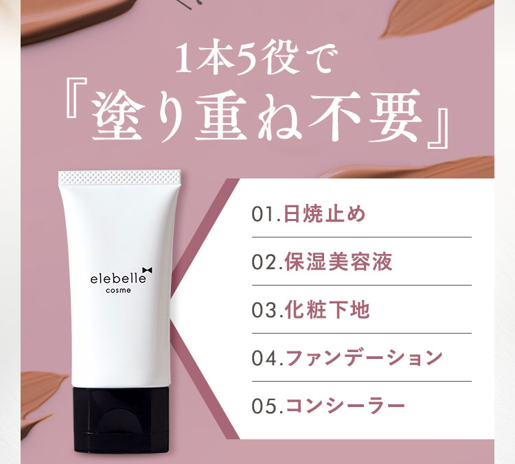 1本5役で『塗り重ね不要』