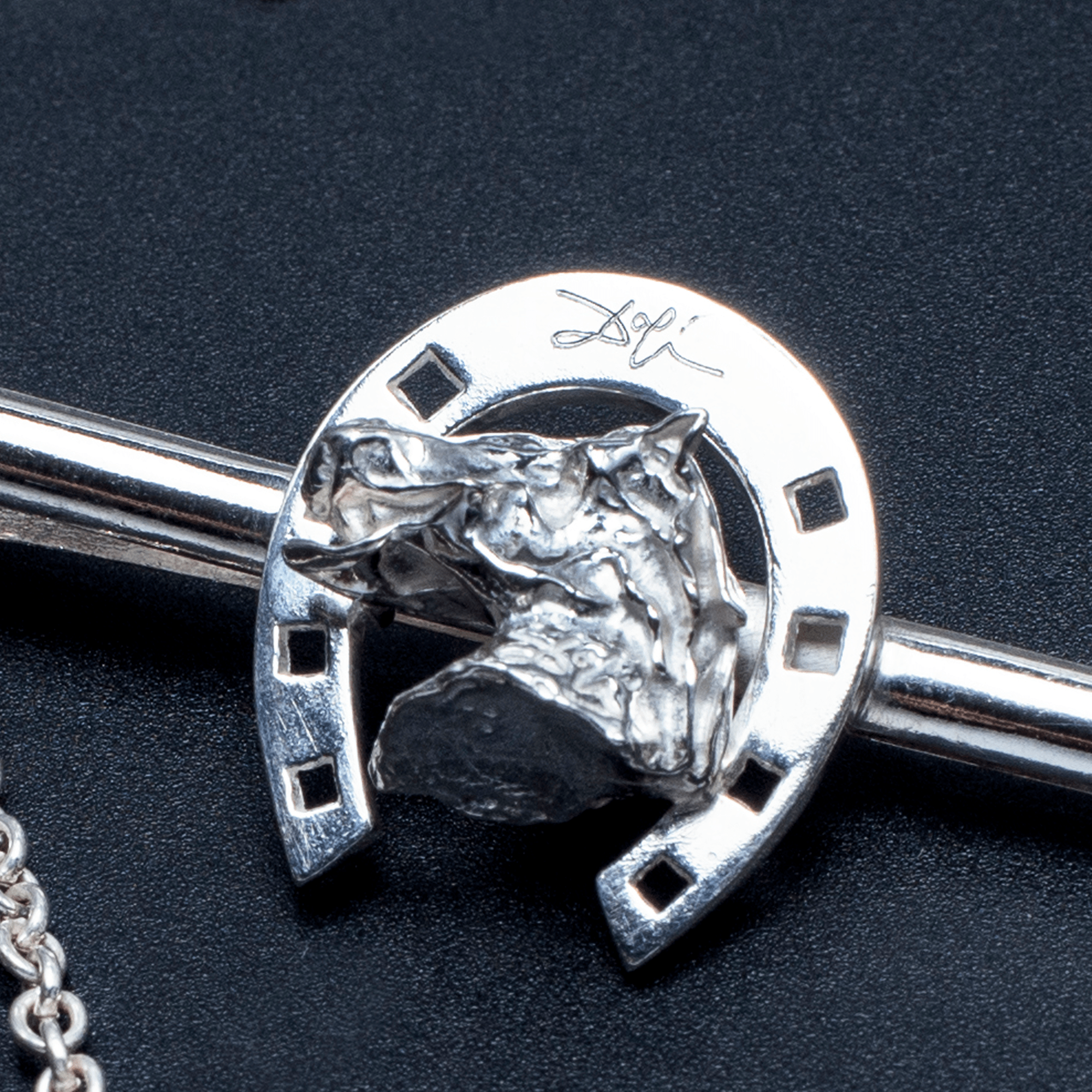 Head Horse TIEPIN SILVER 1