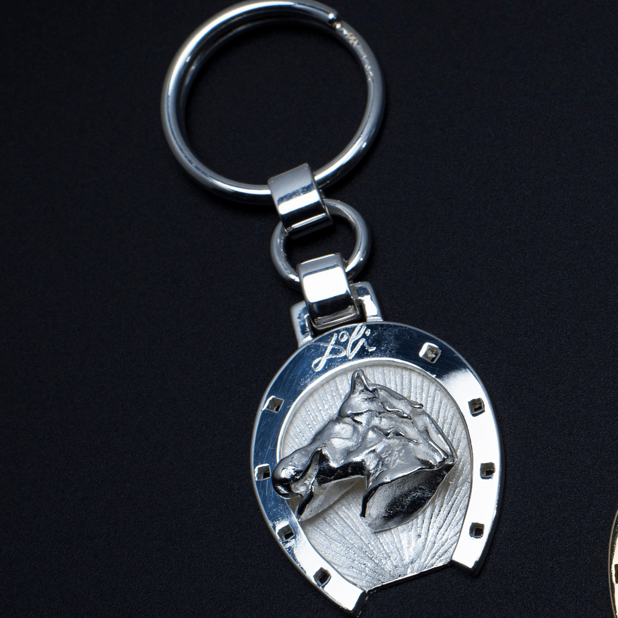 Head Horse KEYRING SILVER