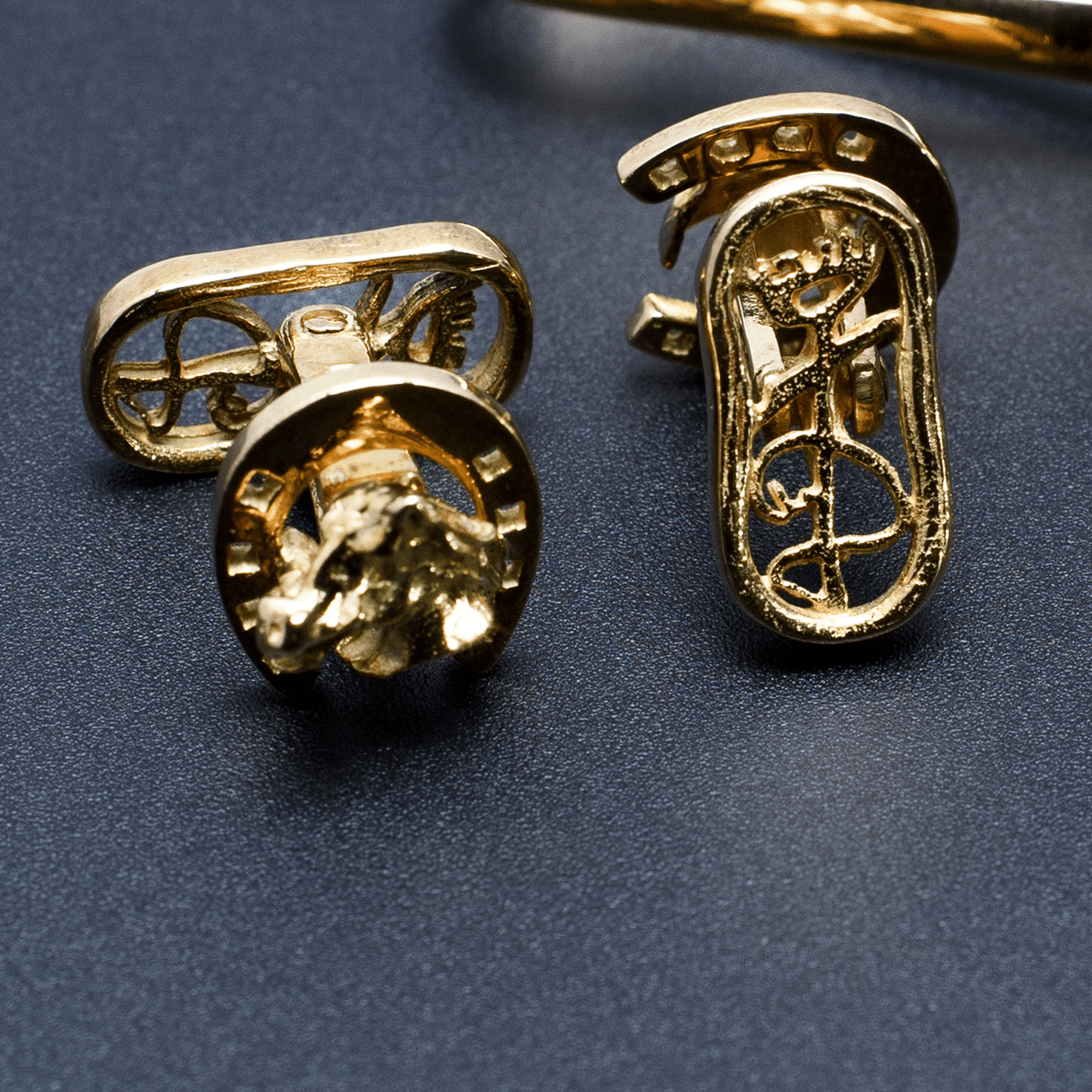 Head Horse CUFFLINK GOLD 2