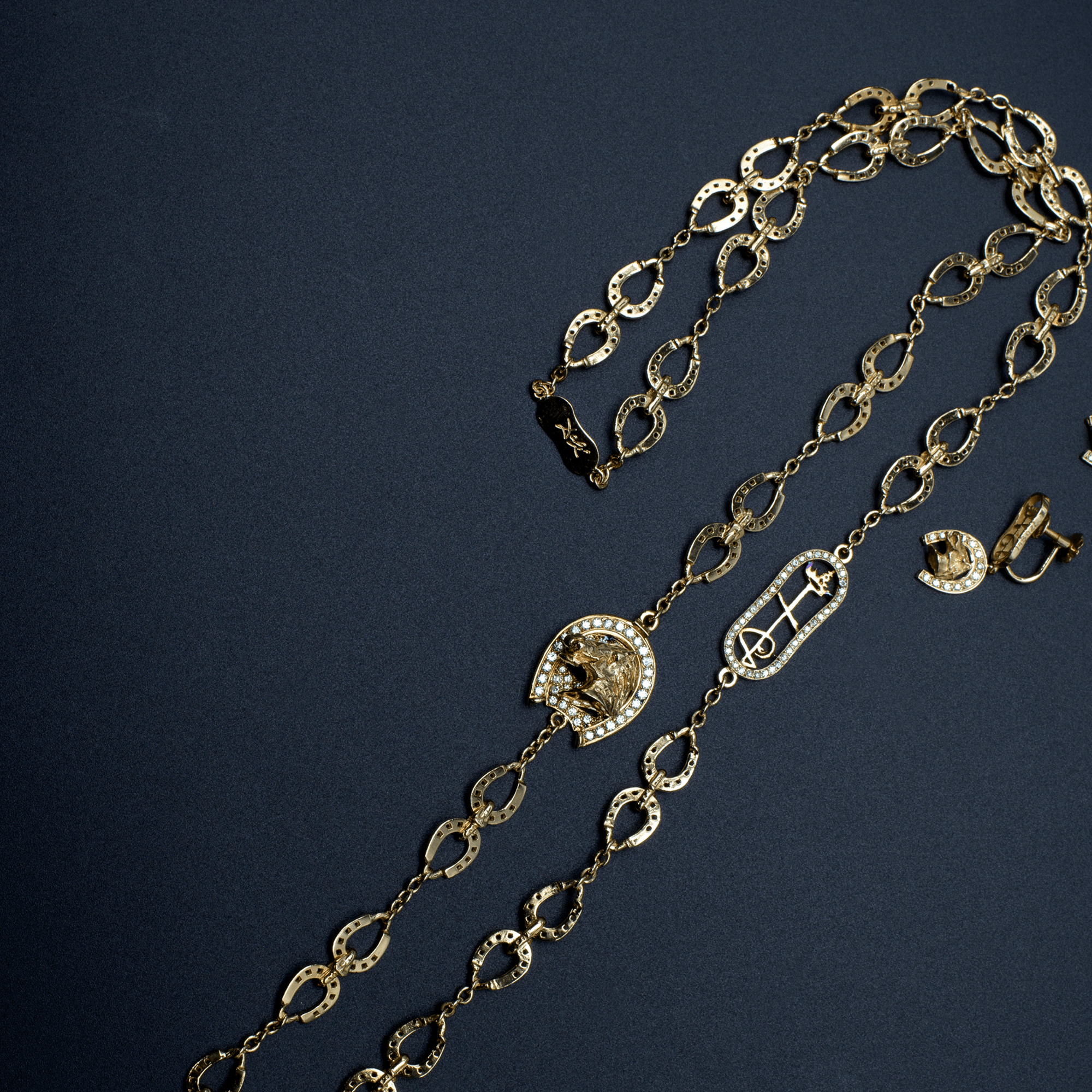 Head Horse PENDANT GOLD Diamond 1