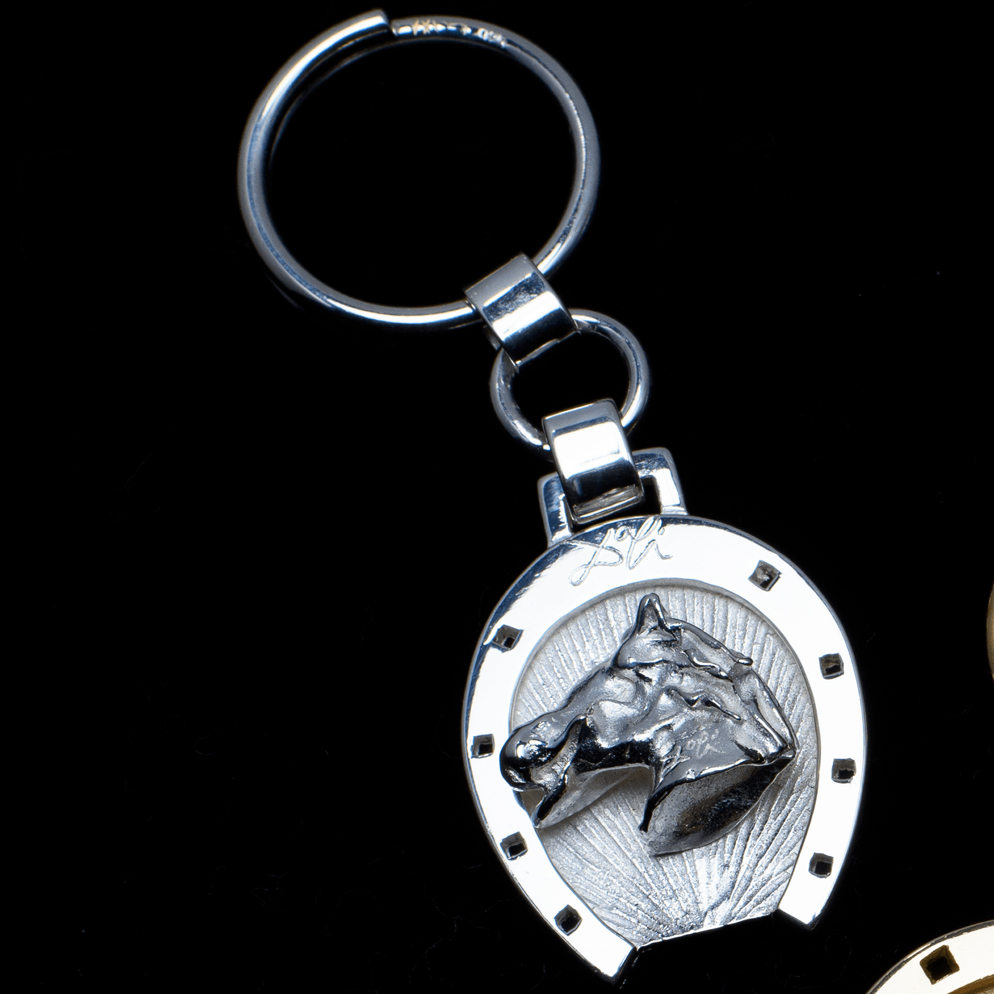Head Horse KEYRING SILVER