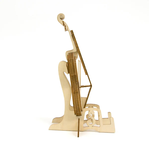多組 Wooden Art ki-gu-mi チェロ スマホスタンド 1セット