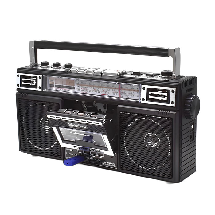 クマザキエイム 多機能レトロラジカセ 1台