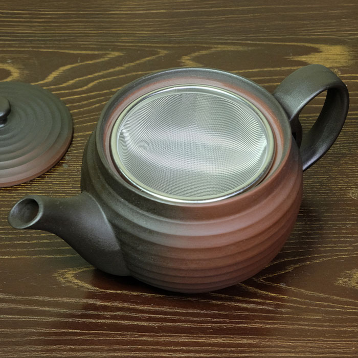 富仙窯 お手入れが楽な200メッシュ畳織フィルターの珈琲急須 T-0269 1個