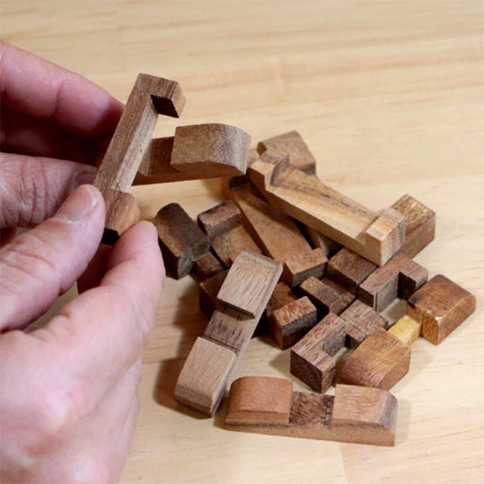 Rocks Motion ロックスモーション 6ウッドパズルセット RM-6 1セット（6個入り）