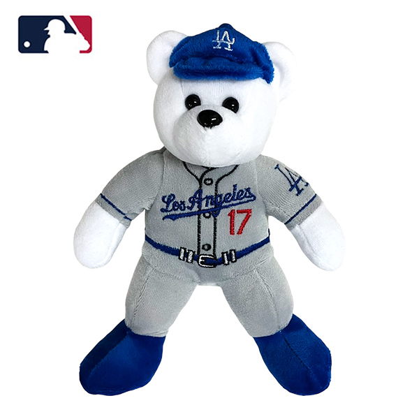 MLB公式ライセンス ドジャース 大谷翔平 FOCO ベア ぬいぐるみ ビジターユニフォーム 1個