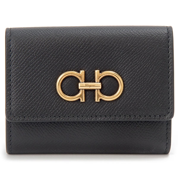 SalvatoreFerragamo サルヴァトーレフェラガモ 三つ折り財布 SFE22-0862-779894 THE GANCINI ガンチーニ 並行輸入品 1点