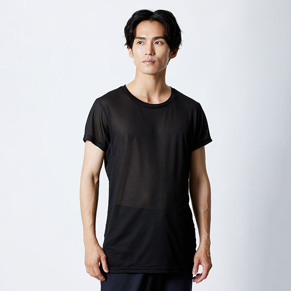 ミズノ カルエアーアンダークルーネック半袖シャツ C2JAB111 1枚
