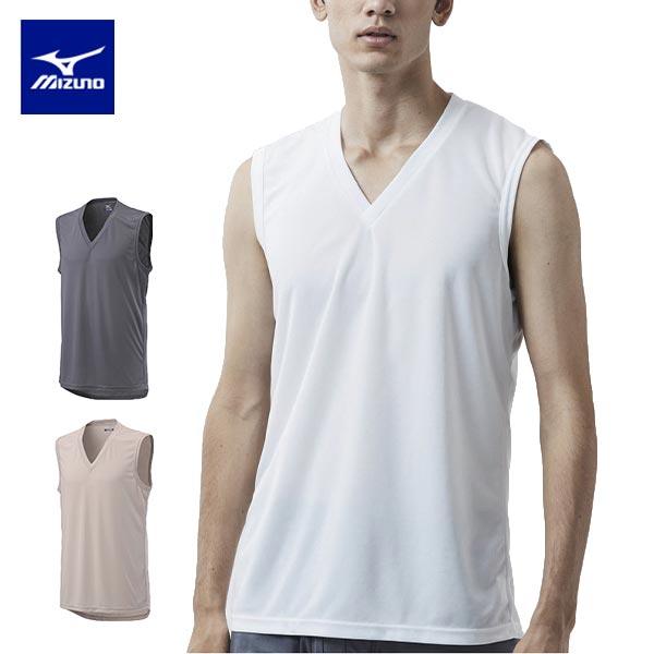 【アウトレット】ミズノ アイスタッチ クイックドライアンダーＶネックノースリーブシャツ C2JAA104 1枚