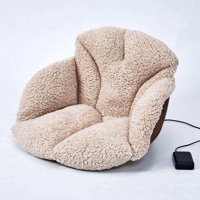 アイデアランズ 充電式あったかもこもこクッション S-0207 1個