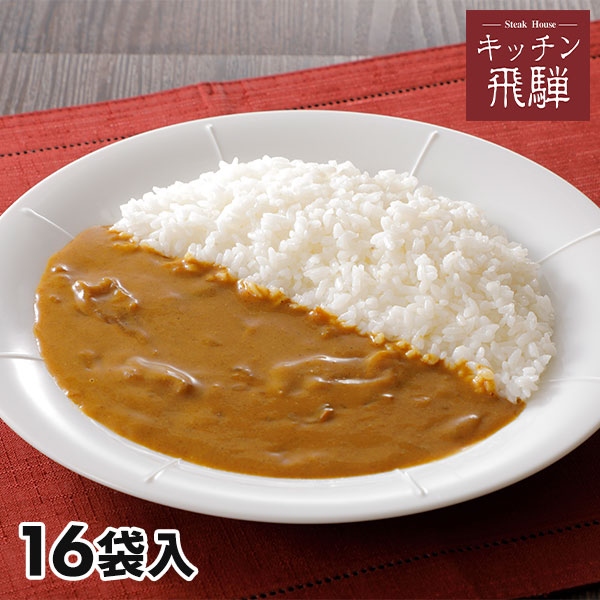 キッチン飛騨 素材が引き立つキッチン飛騨の欧風カレー 16袋 1袋150g×16袋