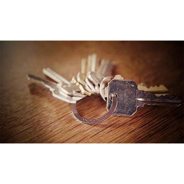 イマースジャパン 爪を傷めない 新感覚キーリング 円環 4個入 1セット：4個入