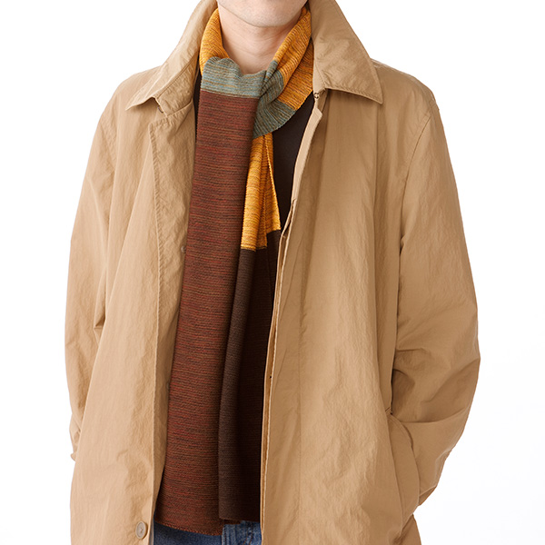 【アウトレット】 グレンフィールド Amiza(編座) 日本製名画マフラー 6347 1本