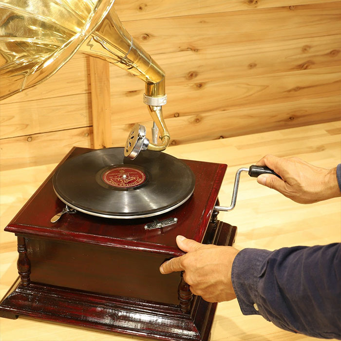 Rocks Motion ロックスモーション 蓄音機 クラシック・グラモフォーン RM-GRA 1台