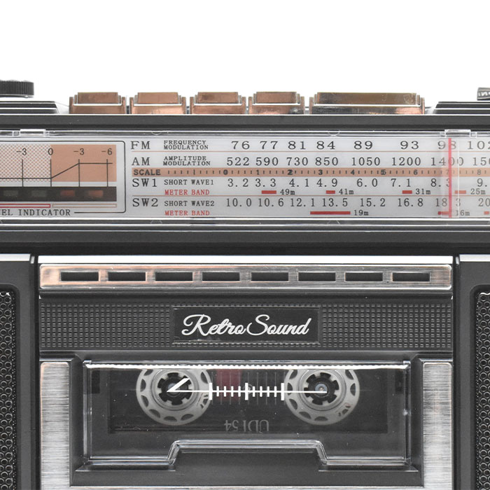 クマザキエイム 多機能レトロラジカセ 1台