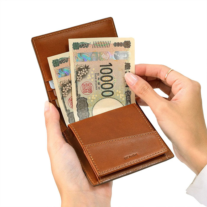 ミラグロ piatto イタリアンレザー・薄型財布 CA-MB-669 1個