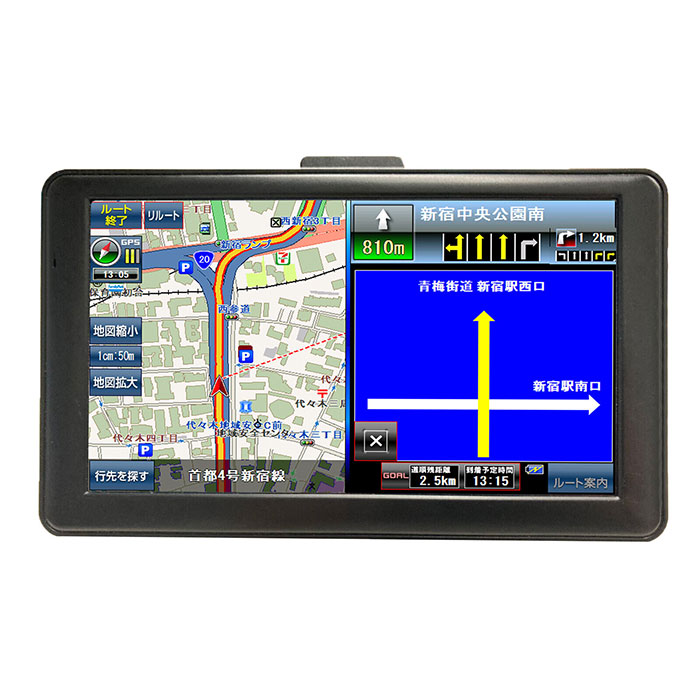 2026年度版 7インチワンセグテレビ付きカーナビ SDカード付き a36129 1箱