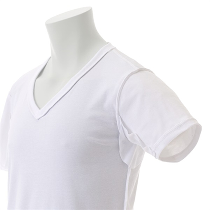 セーレン デオエスト ドライ 消臭アンダーシャツ DRY・Vネック［汗取りパッド付き］ IDA37 1枚