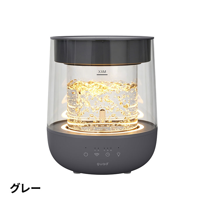 QUADS（クワッズ） ガラススチーム加湿器　GLASS （グラス） QS629 1個