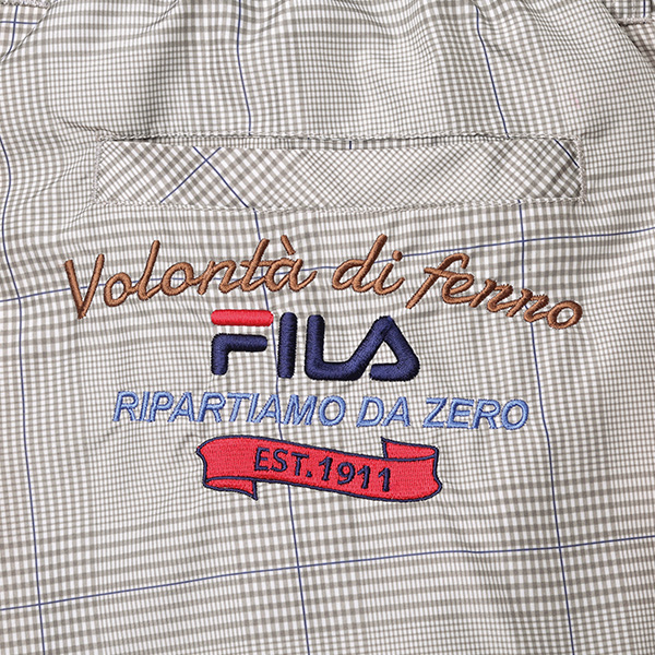 フレンドリー フィラ チェック柄裏フリースカーゴパンツ 2色組 957720 1セット（2本：2色×各1本）