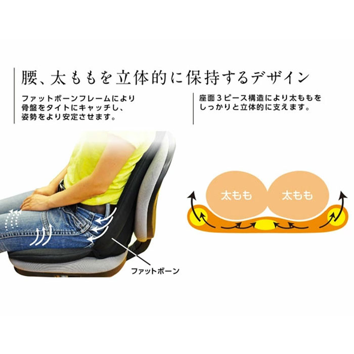 Mission Praise ジムドライブ4 E-ラインオフィス用高機能サポートクッション 1個