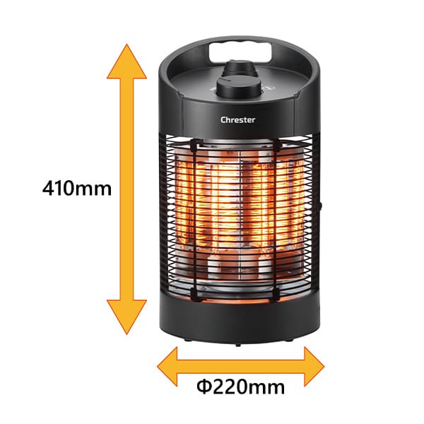 コンフォー クレスター 防水ラウンドヒーター HEAT-Z-061B 1台