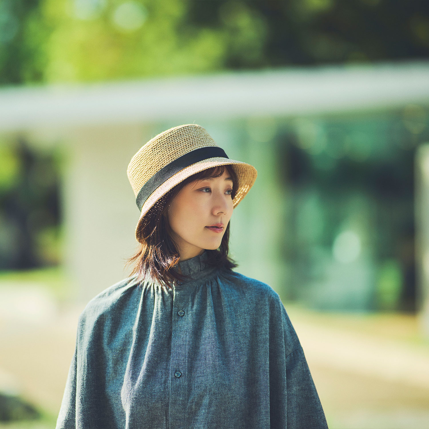 田中帽子店 Corta（コルタ） ラフィア バケットハット UK-H129 1個