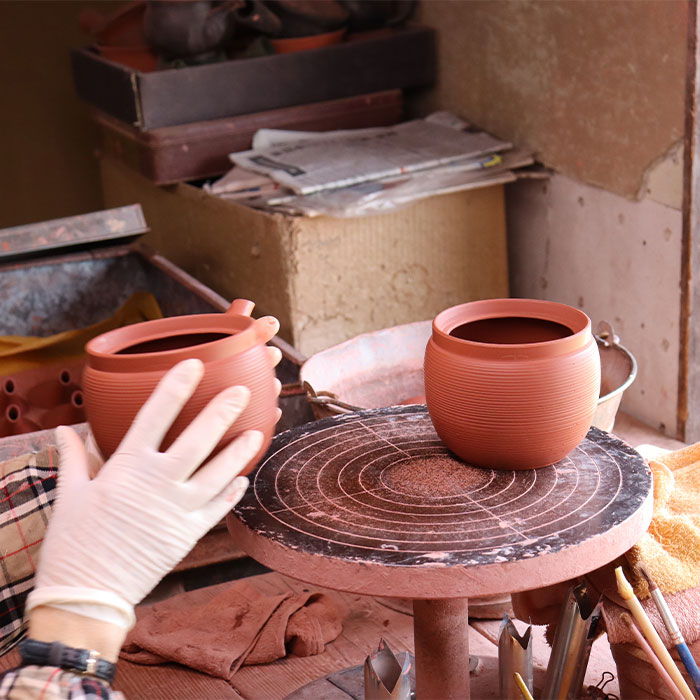 富仙窯 お手入れが楽な200メッシュ畳織フィルターの珈琲急須 T-0269 1個