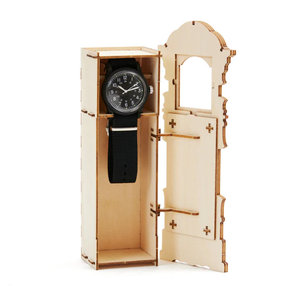 多組 Wooden Art ki-gu-mi 古時計 ウォッチケース 1セット