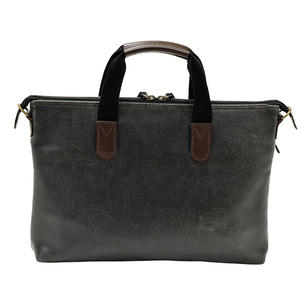 平野 ブレリアス 白化合皮 薄マチ2WAY横型バッグ 26673 1個