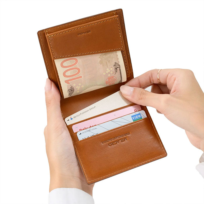 ミラグロ piatto イタリアンレザー・薄型財布 CA-MB-669 1個