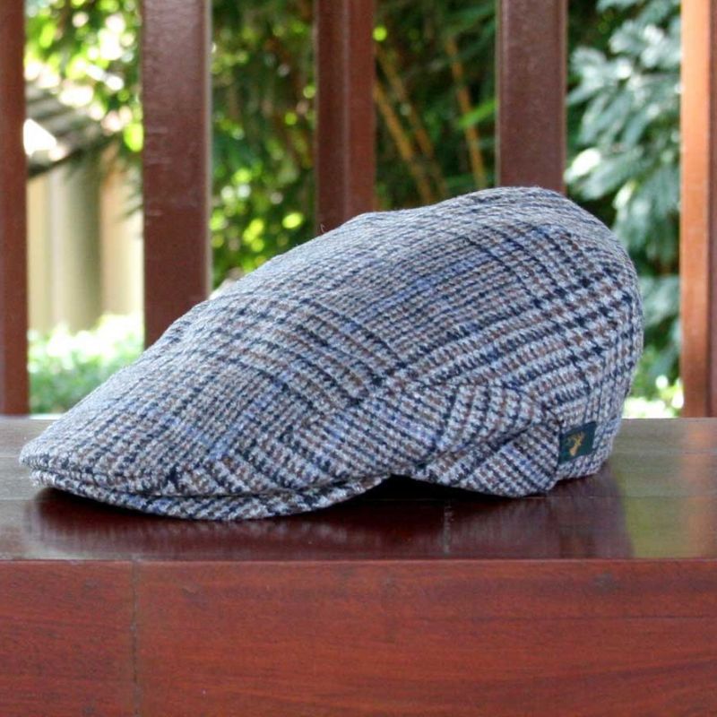 Mucros Weavers マクロス ウィーバーズ アイルランド ブリティッシュハンチングキャップ ブリティッシュチェック（グレー） 1個