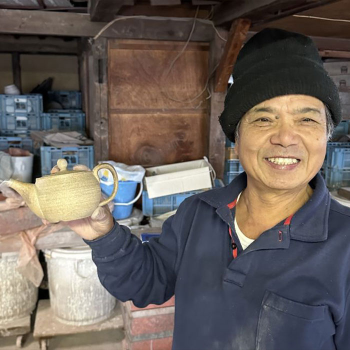 盛正窯 焼締コーヒー急須 T-0270 1個