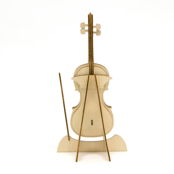多組 Wooden Art ki-gu-mi チェロ スマホスタンド 1セット