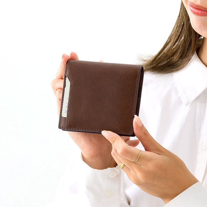 ミラグロ piatto イタリアンレザー・薄型財布 CA-MB-669 1個