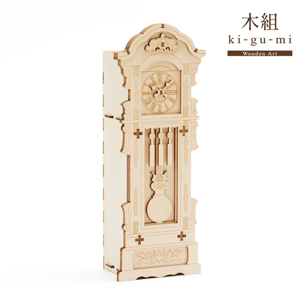 多組 Wooden Art ki-gu-mi 古時計 ウォッチケース 1セット