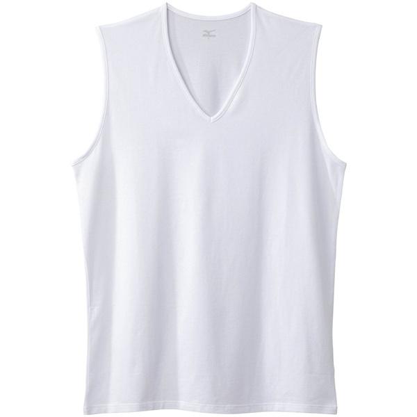 【アウトレット】 ミズノ 着るドラント クイックドライアンダーＶネックノースリーブシャツ C2JAA102 1枚