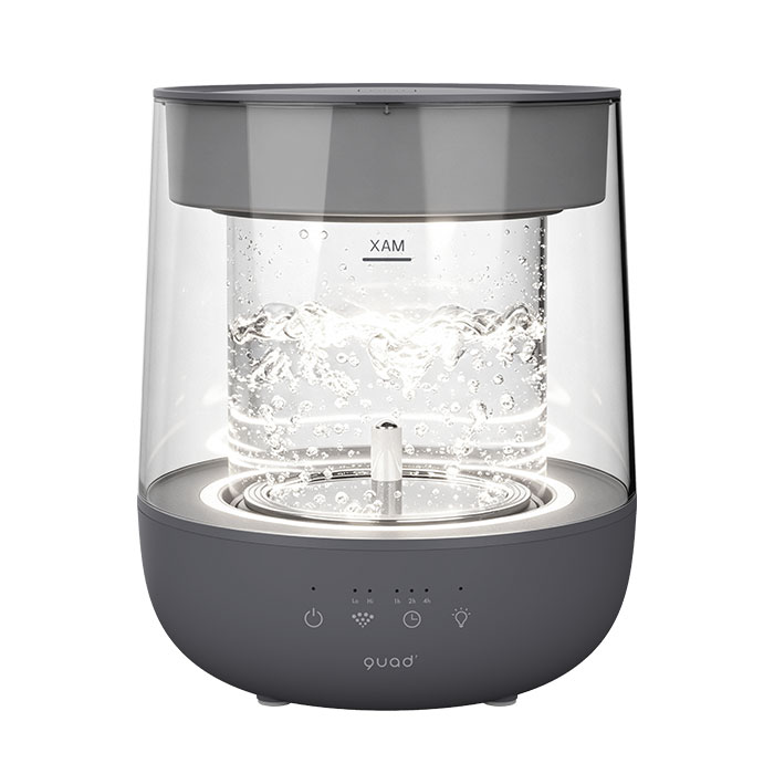 QUADS（クワッズ） ガラススチーム加湿器　GLASS （グラス） QS629 1個