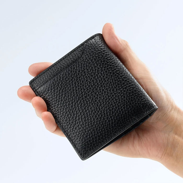 ミラグロ piatto イタリアンシュリンクレザー・薄型コンパクト財布 CA-SP-669 1個