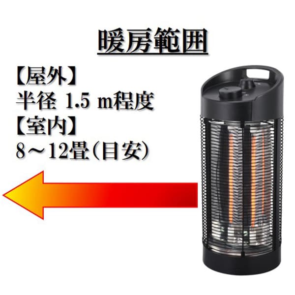 コンフォー クレスター 防水サラマンダーヒーター HEAT-Z-121B 1台