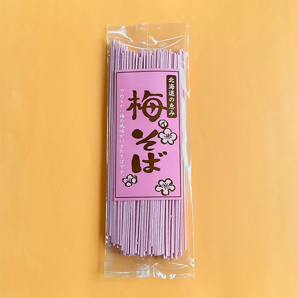 マルワ製麺 北海道産 変わり蕎麦セット（開墾・胡麻・梅）6食入 各2食 計6食